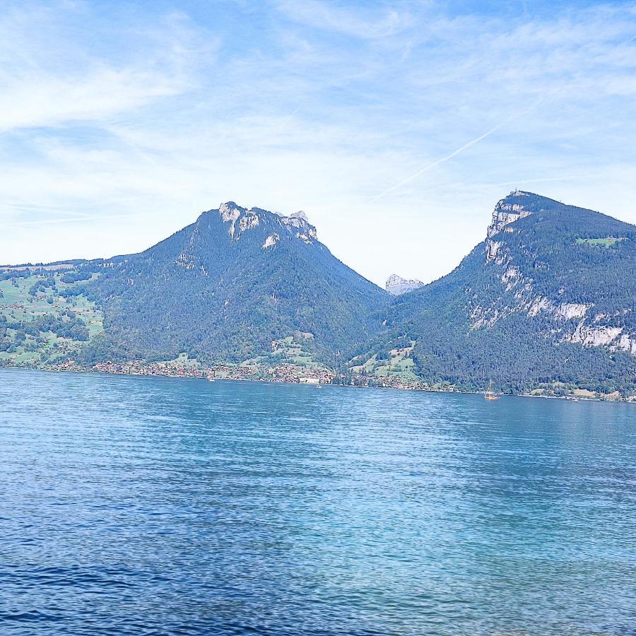 Spiez Lakeview By The Station Room A Exterior foto